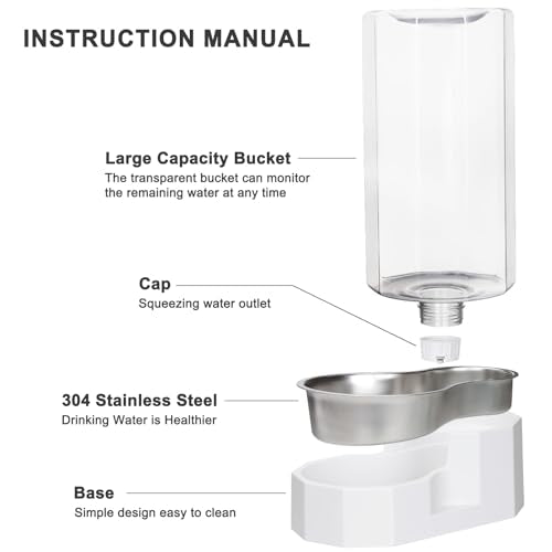9L Large Dog Water Dispenser