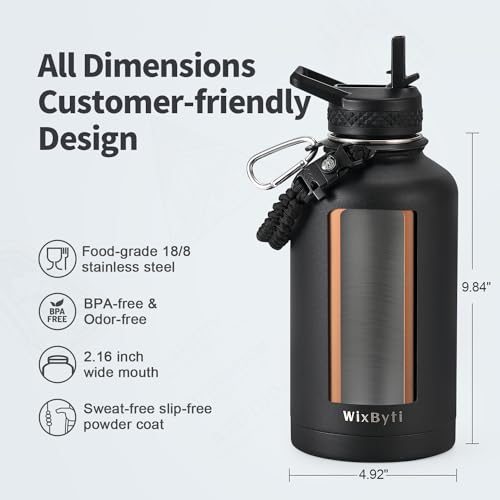 64oz Insulated Water Bottle
