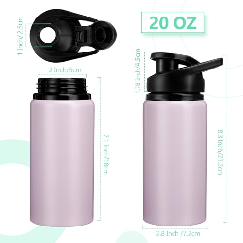Aluminum Water Bottle Bulk (24 Count)
