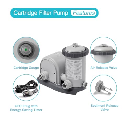 C1500 Krystal Clear Cartridge Filter Pump for Above Ground Pools