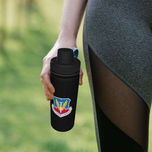 Acc Shield Water Bottle 18OZ Stainless Steel Insulated Water Bottles With Spout Lid Sports Keep Cold and Hot Water Bottle For Biking Hiking