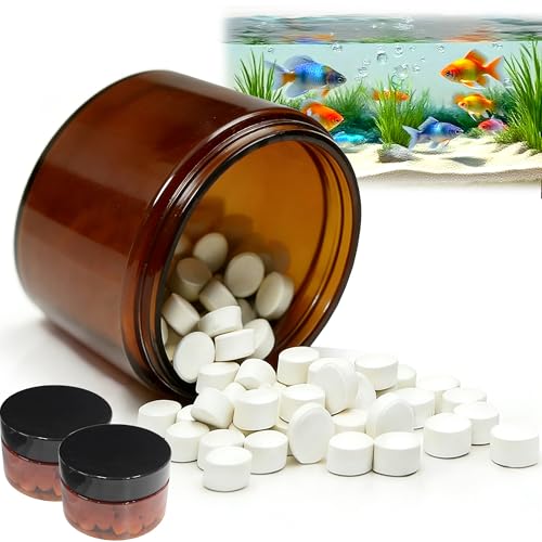 Aquarium Water Purification Tablets for Fish Tanks (100 Count)