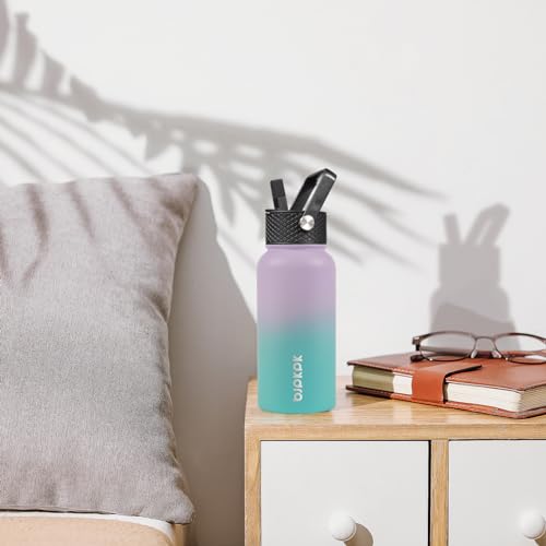 27oz Insulated Water Bottle with Straw Lid