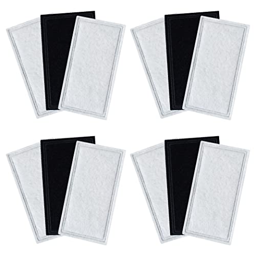 12 Pack Pet Fountain Replacement Carbon Filters (12 Count)
