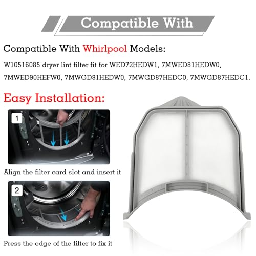 W10516085 Dryer Lint Filter