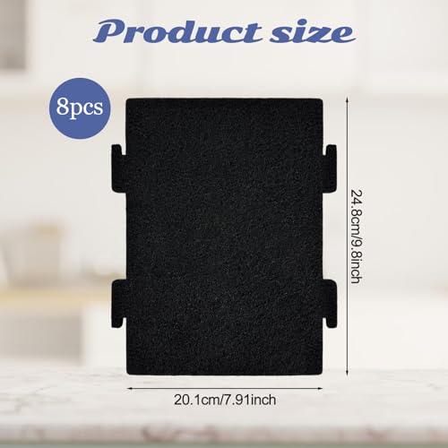 8 Pack Replacement Air Filters for Microwave Oven