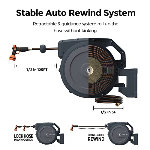 Retractable Garden Hose Reel 1