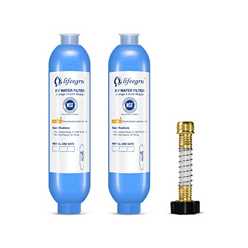 RV Water Filter with Hose Protector (2 Count)