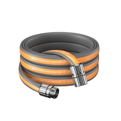 25FT Lay Flat Garden Hose 50% Lighter Water Hose
