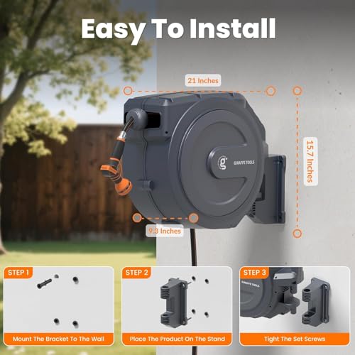 Retractable Garden Hose Reel 1