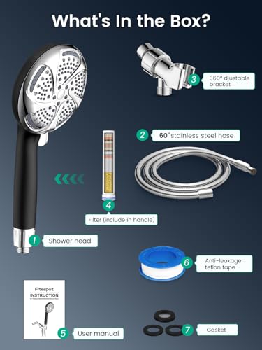 Filtered Shower Head with Handheld