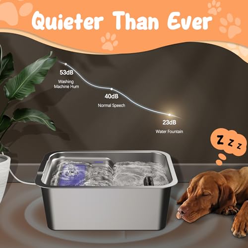 Stainless Steel Dog Fountain