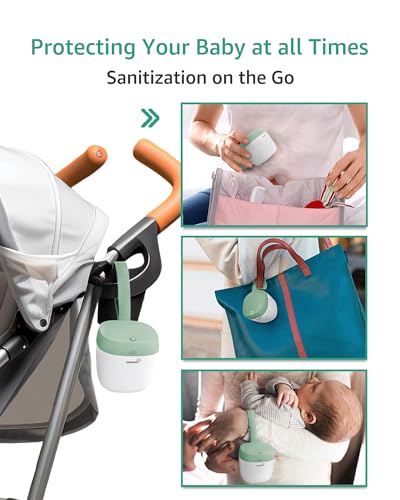 Pacifier Sanitizer Portable Holder Case