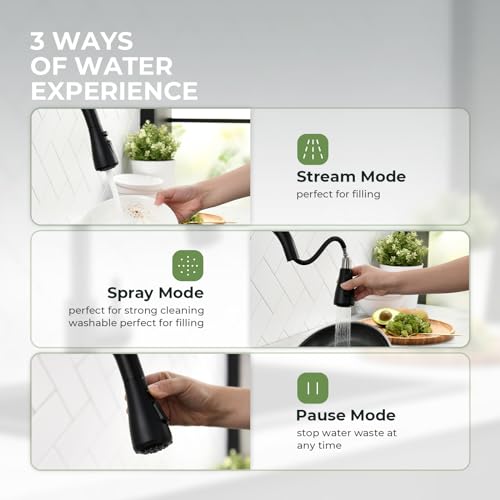 Touchless Kitchen Faucet with Pull Down Sprayer