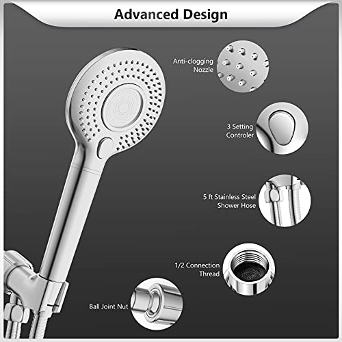 Filtered Shower Head with Handheld