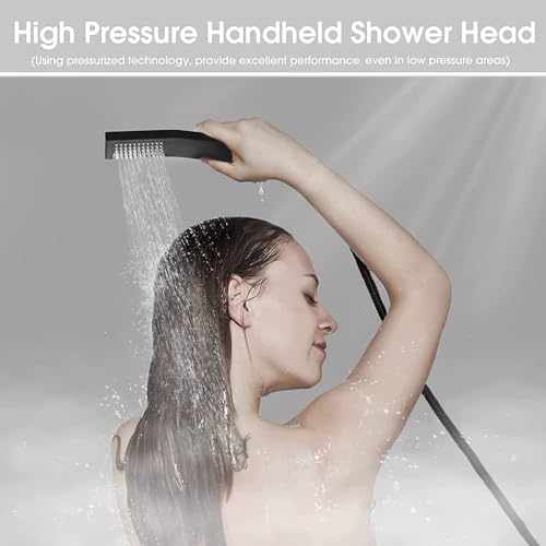 All Metal Rain Shower Heads with Handheld Spray Combo