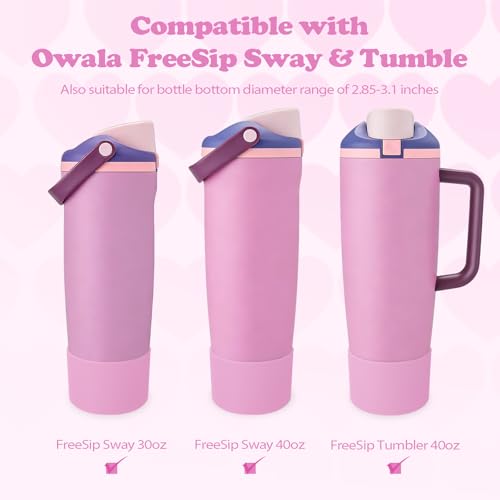 Silicone Boot for Owala 30oz & 40oz FreeSip Sway Bottles & Tumblers