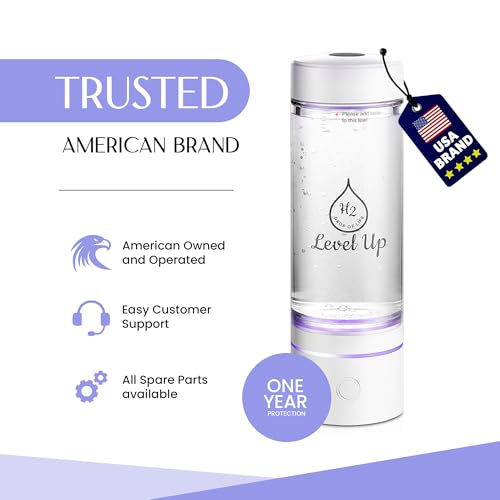 LevelUpWay 2025 Hydrogen Water Bottle Generator with SPE PEM Technology
