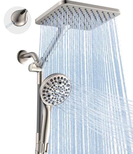 Dual Handheld Shower Head Combo