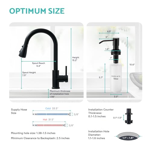 Kitchen Faucet with Pull Down sparyer