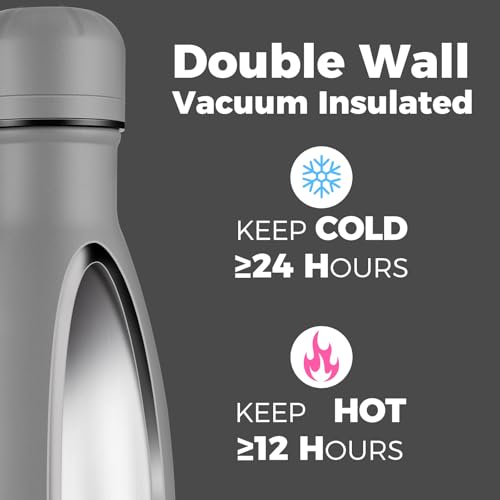 17oz Insulated Stainless Steel Water Bottle