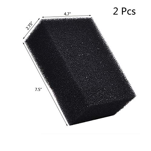 Bio Sponge Filter Foam Sponges Pad (2 Count)