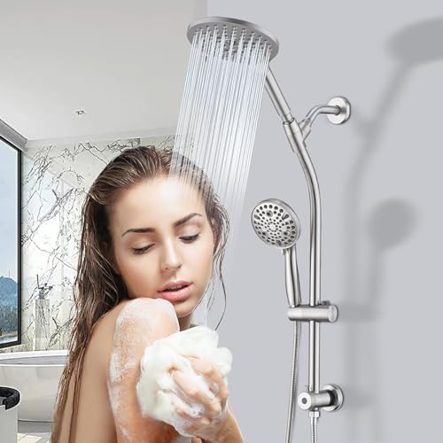High Pressure Shower Head with Handheld Shower