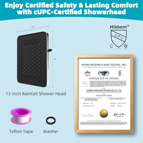 cUPC Certified 5 Spray Modes Shower Head