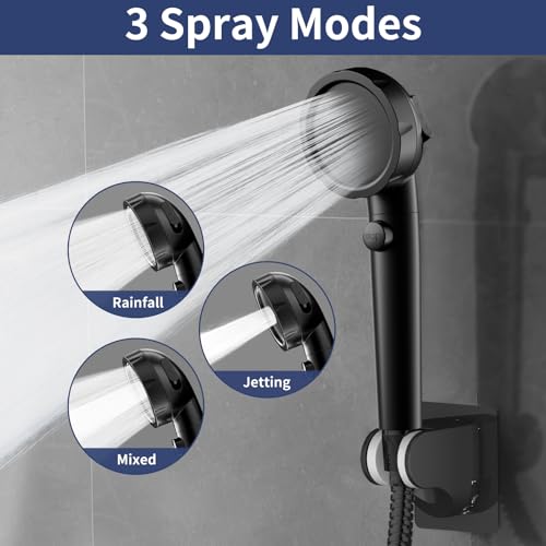 On Off Pause Camper Shower Head with Filter for RV