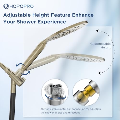 Dual Filtered Handheld Shower Heads Combo