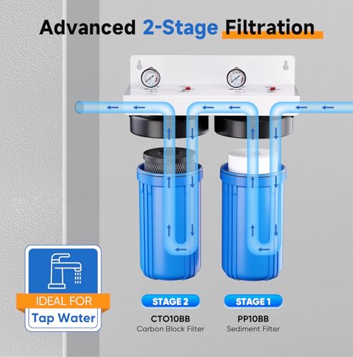 2 Stage Whole House Water Filtration System