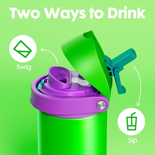 18 oz Kids Water Bottle for School