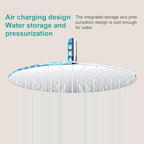 All Metal Rain Shower Head