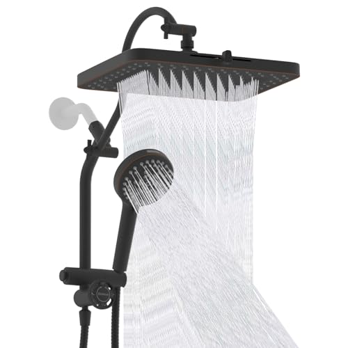 cUPC Certified High Pressue 13'' Rainfall Shower Head with 5