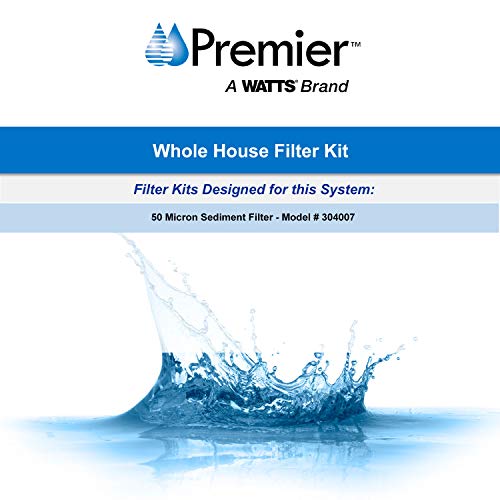 Whole House Water Filtration Kit with Bypass Valve White