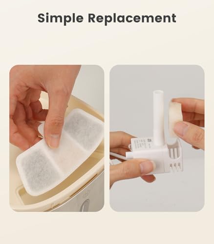 6pcs Replacement Filters for PW04 3.5L Wireless Cat Water Fountain （Only for oneisall Fountain B0DNJT76WJ