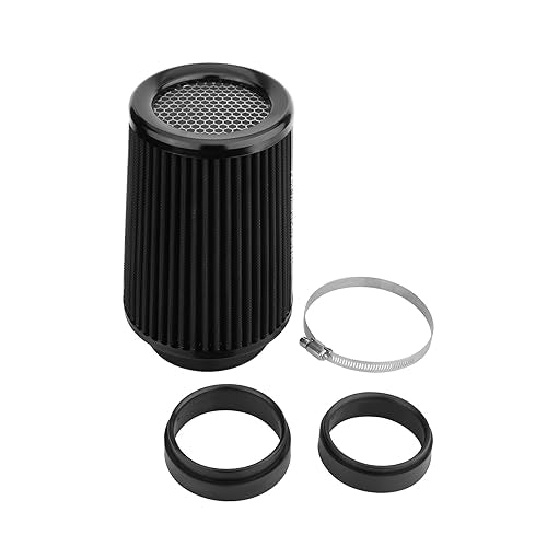 Black 3 3.5 4 inch Universal Cold Air Intake Filter 76mm 89mm 101mm