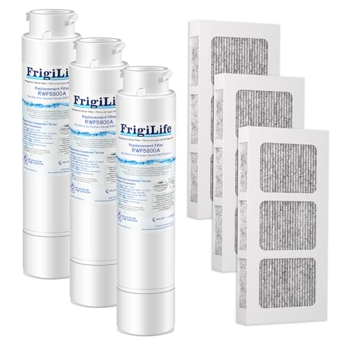 RWF5800A Refrigerator Water Filter Replacement for Frigidaire EPTWFU01 Pure Source Ultra II (3 Count)