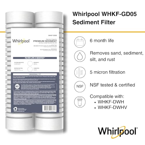 10" x 2.5" Whole House Sediment Water Filters. WHKF (24 Count)