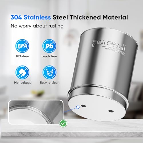 2.25G Gravity Water Filter System with Water Level Window (4 Count)