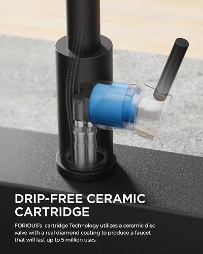 Kitchen Faucet with Pull Down Sprayer