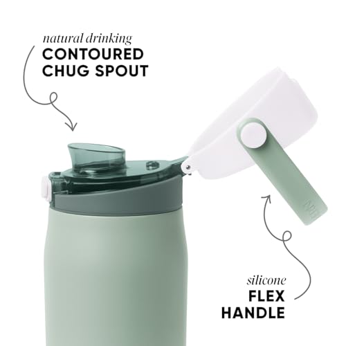 Insulated Sport Water Bottle with Chug Lid