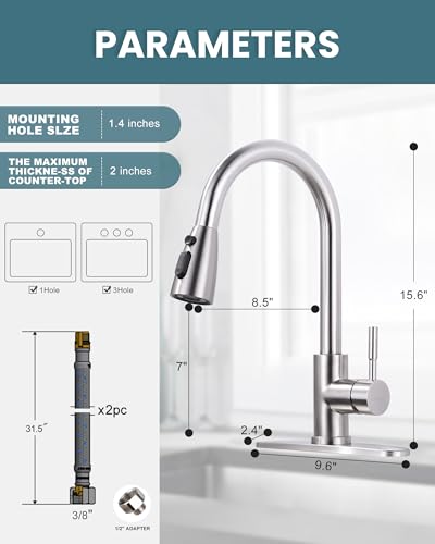 Kitchen Faucet with Sprayer