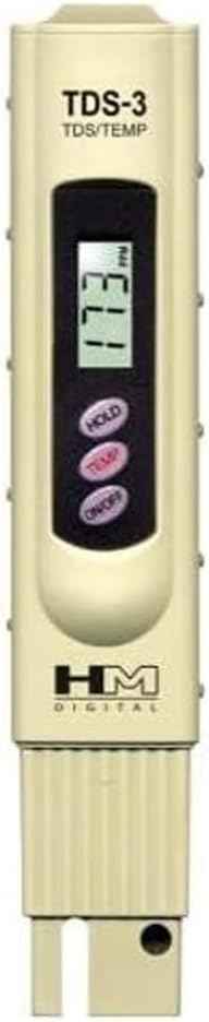 HM Digital TDS Tester TDS-3 Handheld TDS Meter