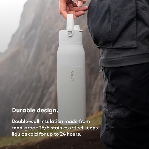 Swig Top Insulated Stainless Steel Water Bottle with Straw and Handle