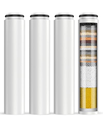 4 Pack Shower Head Filter Replacement Compatible with Cobbe Handheld Shower Head (4 Count)