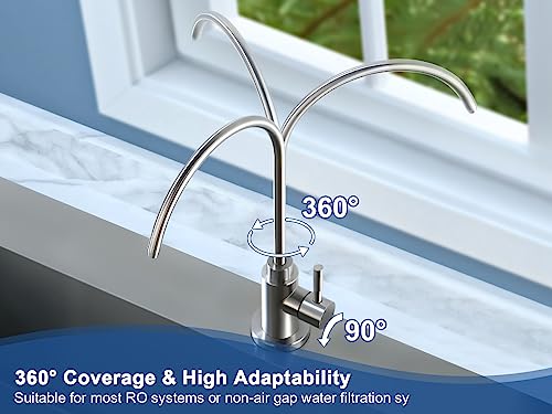 Reverse Osmosis Faucet Fits Most RO Units or Water Filtration System