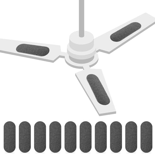 10 Pack Ceiling Fan Filters for Blades (10 Count)