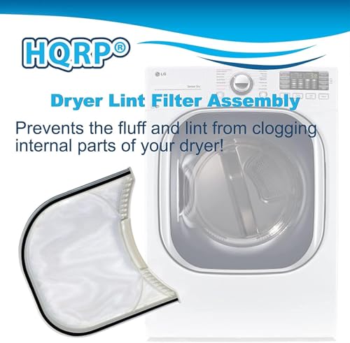 Dryer Lint Screen Filter Assembly compatible with LG DLE2050W DLG2051W DLE2101W DLG2102W DLE2240W DLE2250 DLG2251 DLE2301R DLG2302R DLE2301W DLG2302W Dryers