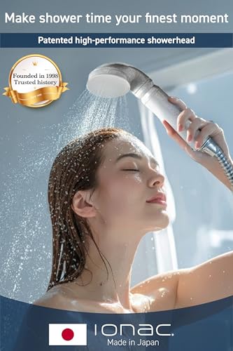 Made in Japan and innovative technology】 IONAC shower head with filter